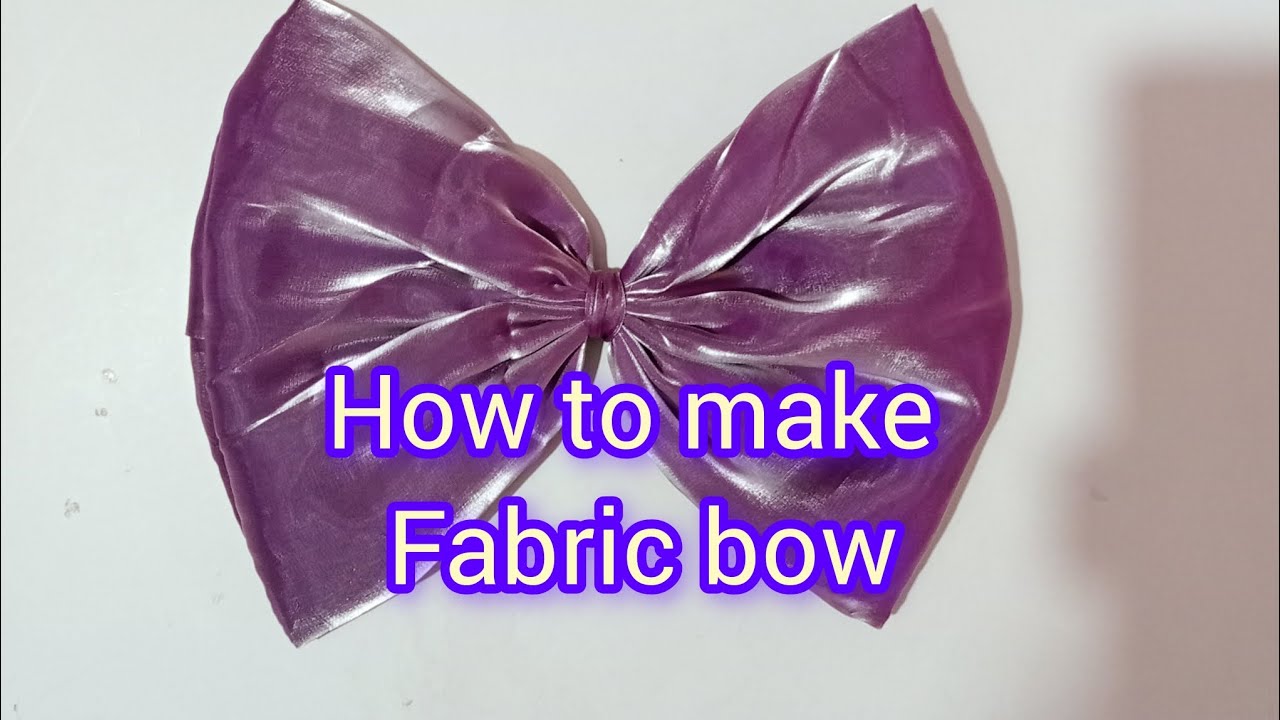 How to make Fabric Bow/ Latest design cutting &stitching malayalam tutorial /DIY stylish Bow