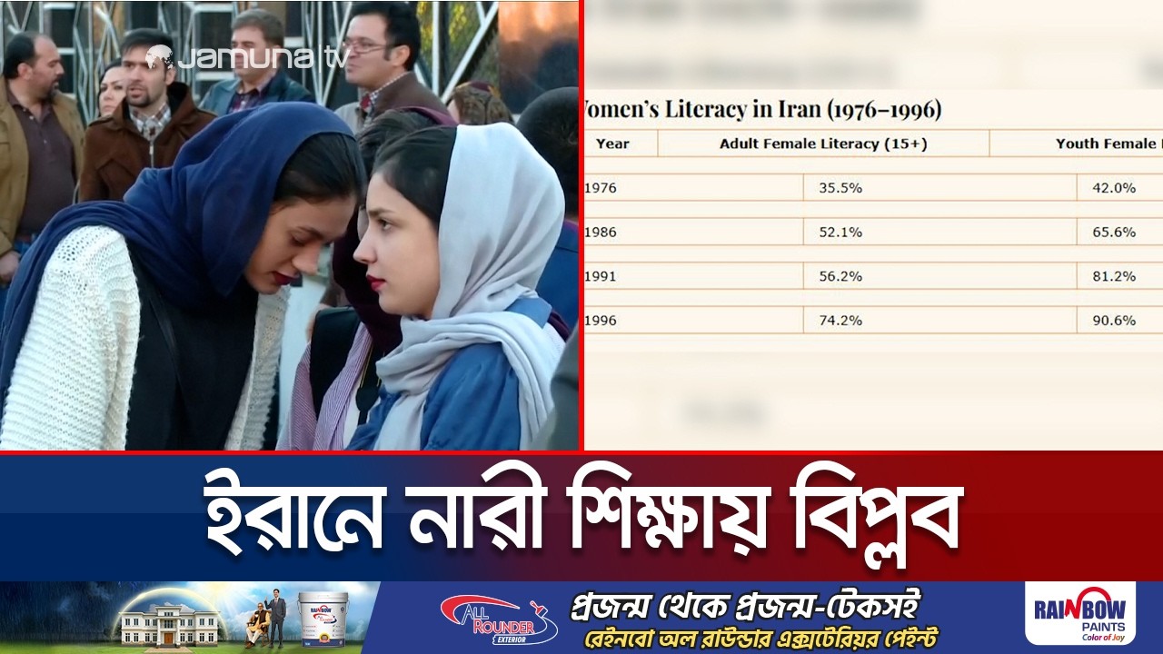 ইরানে নারী শিক্ষায় বিস্ময়; হার বেড়েছে ১৪০ শতাংশ | Iran Female | Jamuna TV