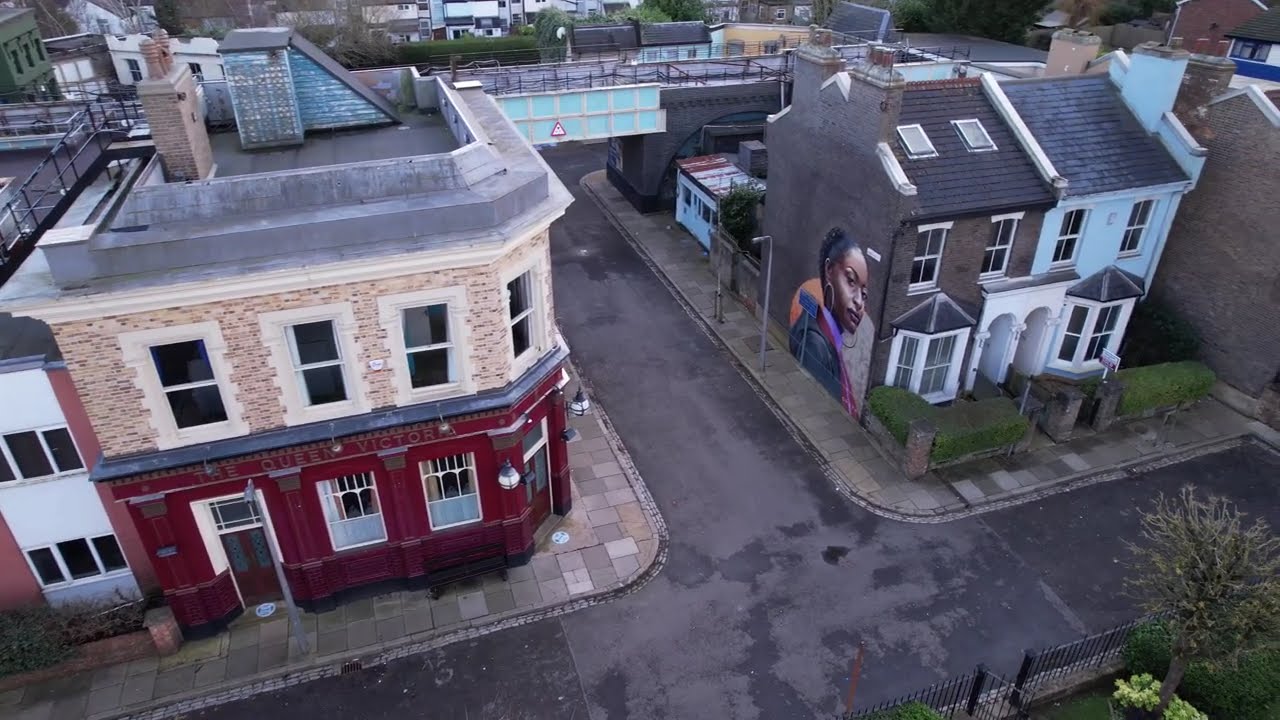 EASTENDERS SET INCLUDING THE NEW SET PART 2 - 4K - 2ND JAN 2022