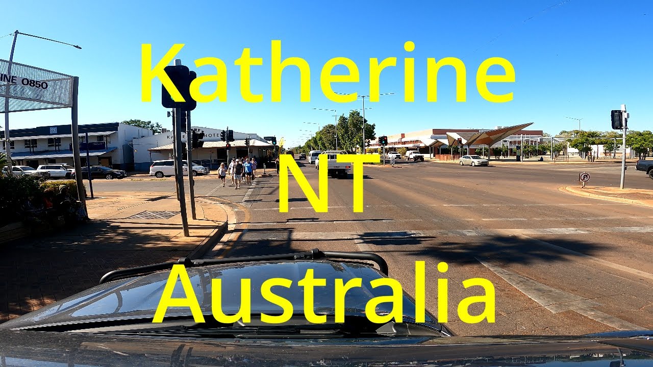 Katherine, Outback Town in Australia, Northern Territory, Driving around,
