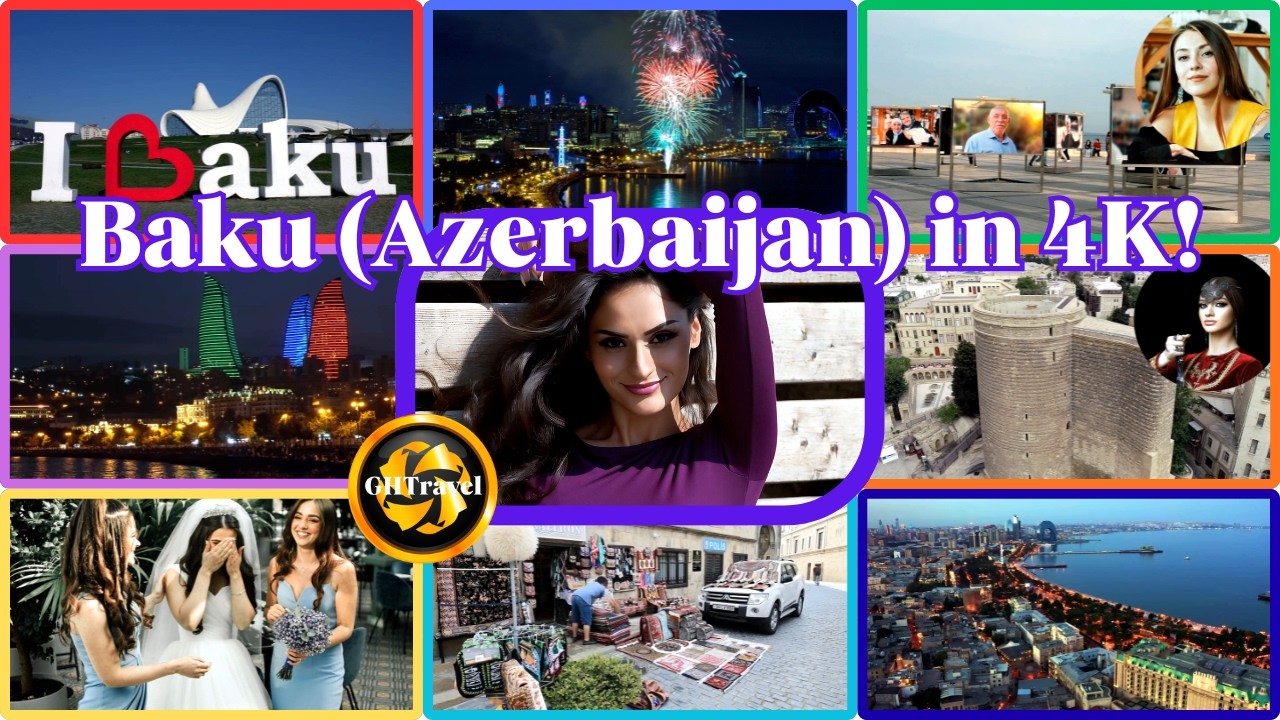 The best aerial views of Baku (Azerbaijan) in 4K!