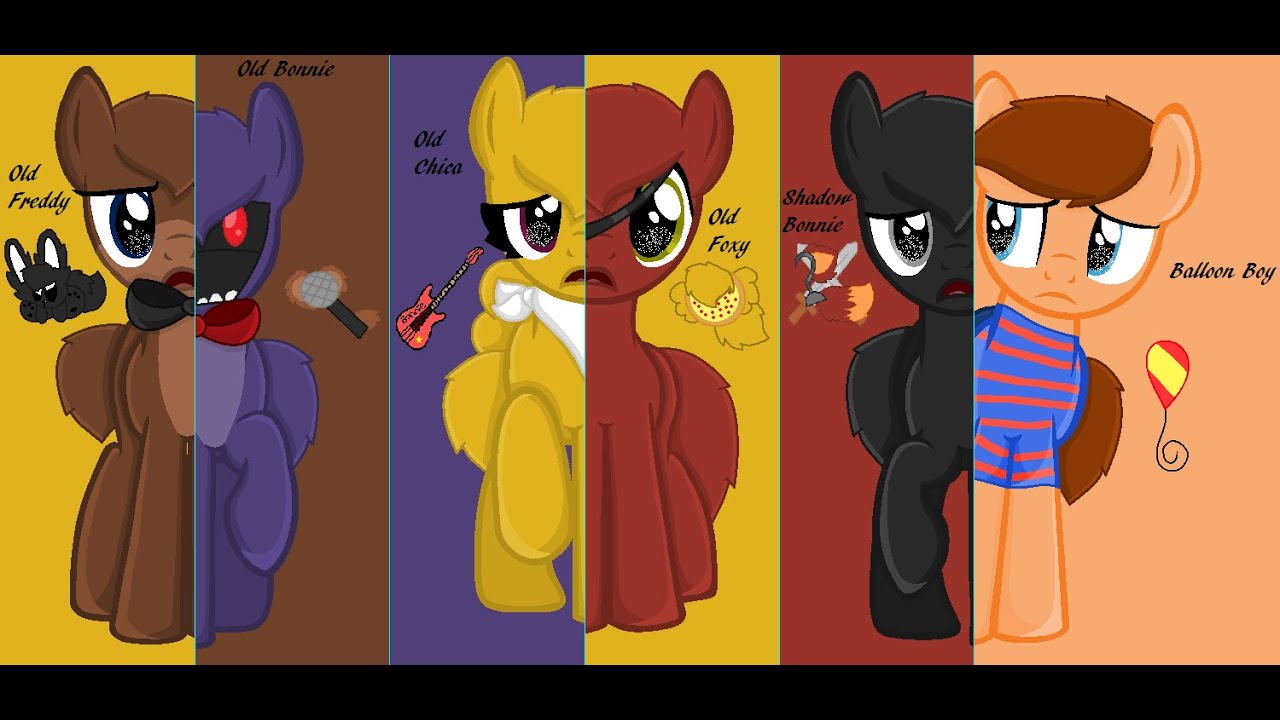 MLP Base - Speed Painting What My Cutiemark Is Telling Me ( FNAF 2 Edition )