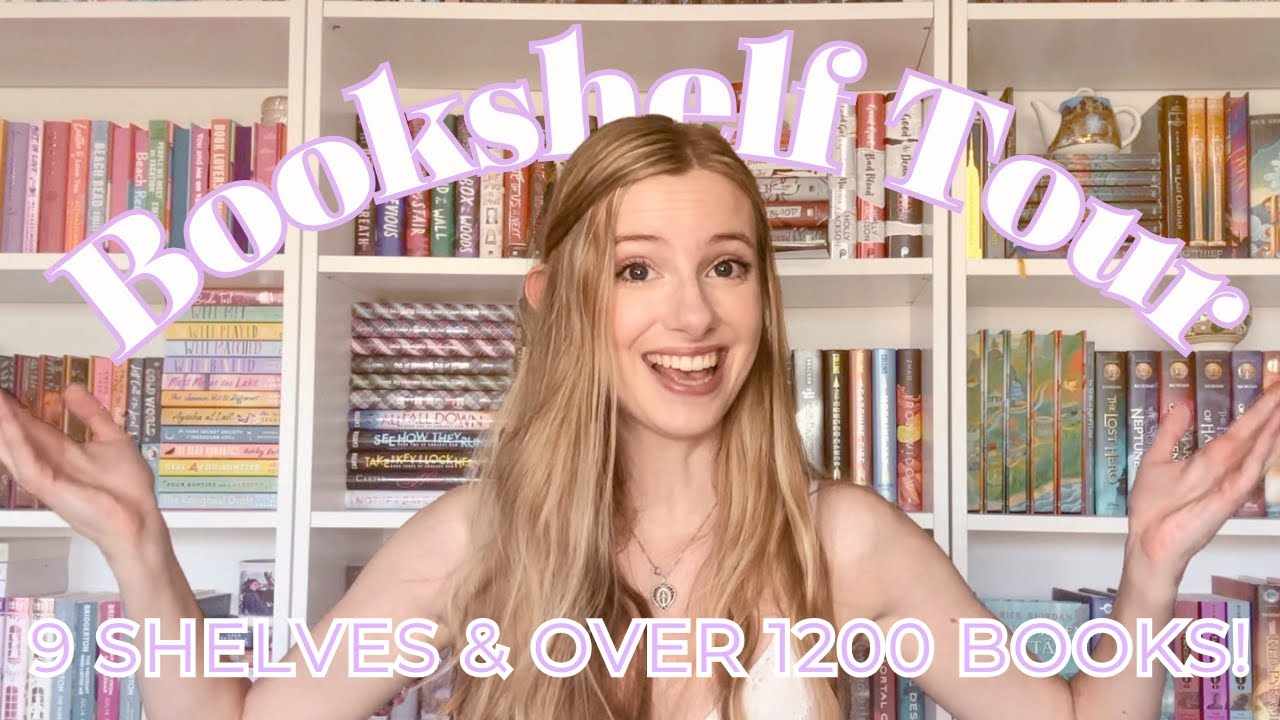 BOOKSHELF TOUR! -- 9 bookshelves and over 1200 books!