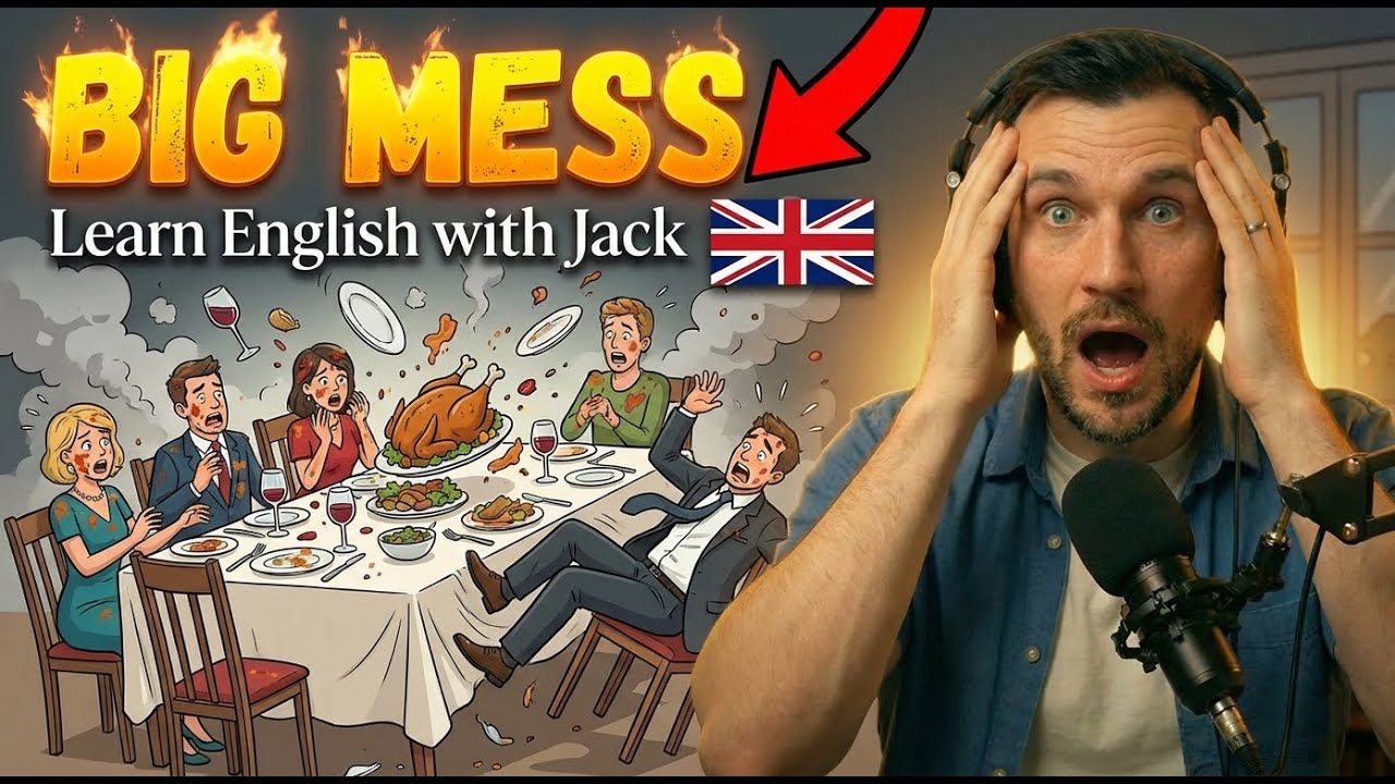 The Disaster Dinner Party: Learn English Through Story, British English Vocabulary