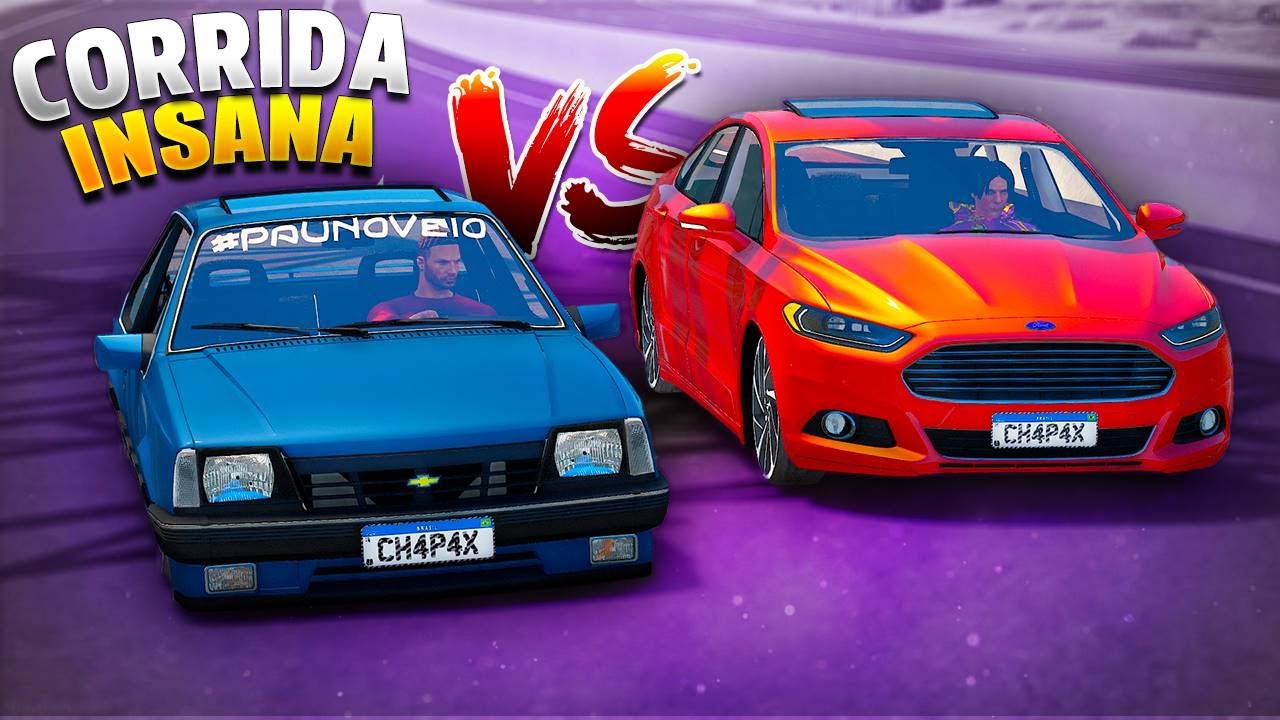 GTA V - VIDA REAL | CORRIDA CONTRA O FUSION DO MEU PAI #231