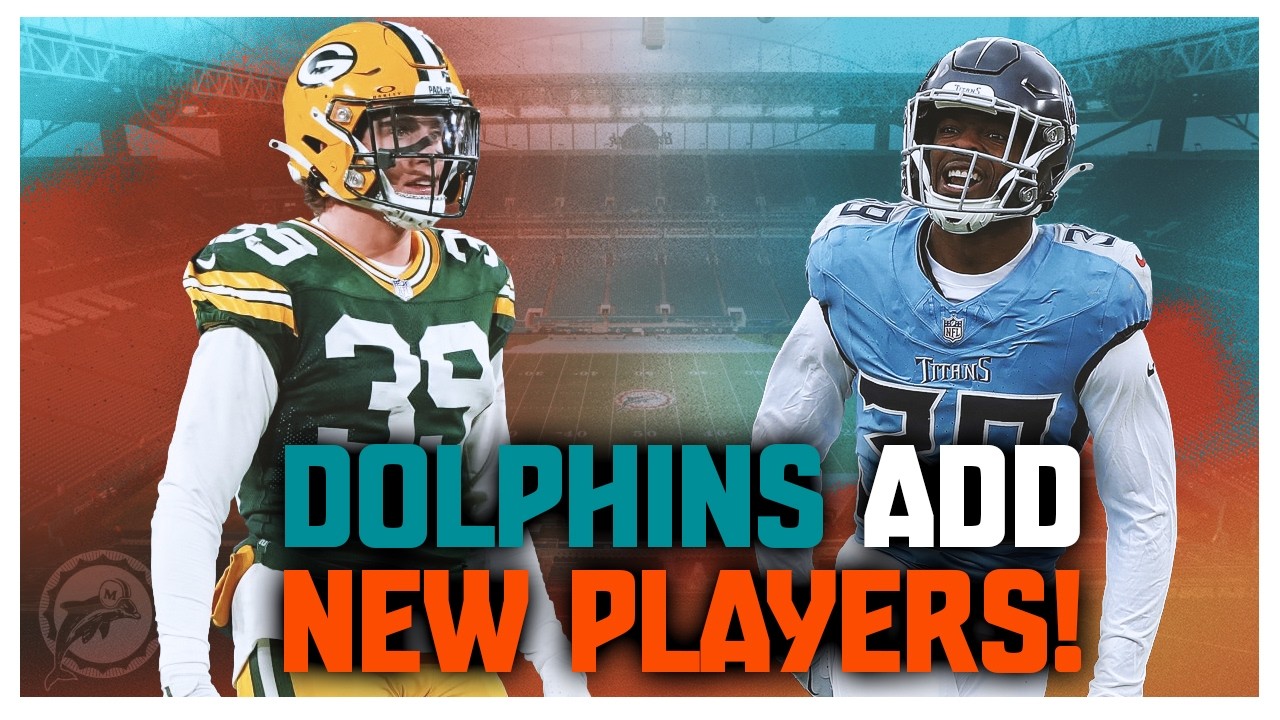 Miami Dolphins Add 6 New Free Agents!
