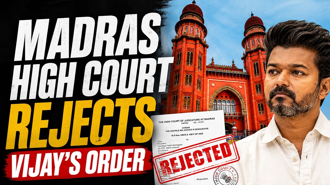 BREAKING LIVE | Vijay Latest News | Madras High Court News | Tamil Nadu News | Vijay News LIVE