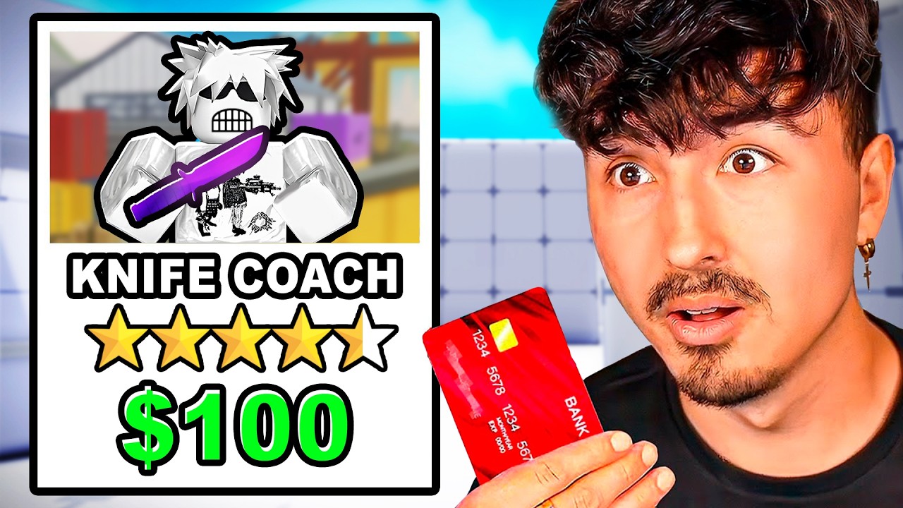 I Hired THE #1 KNIFE PLAYER to Coach Me in Roblox Rivals!