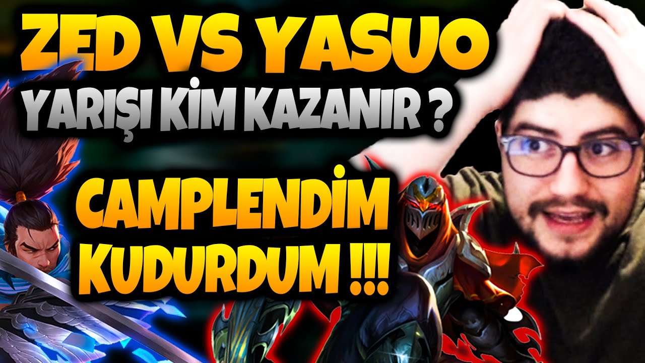 ZED VS YASUO YARIŞI KİM KAZANIR ??? | CAMPLENDİM KUDURDUM !!! |  Apophis