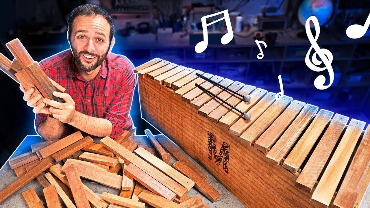 PIANO DE MADEIRA: Fizemos um SUPER XILOFONE!