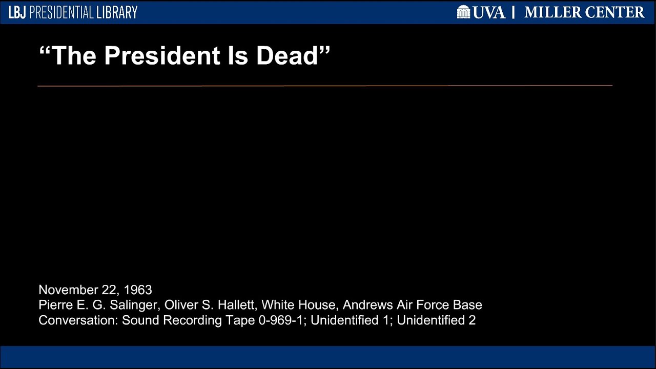 “The President Is Dead”