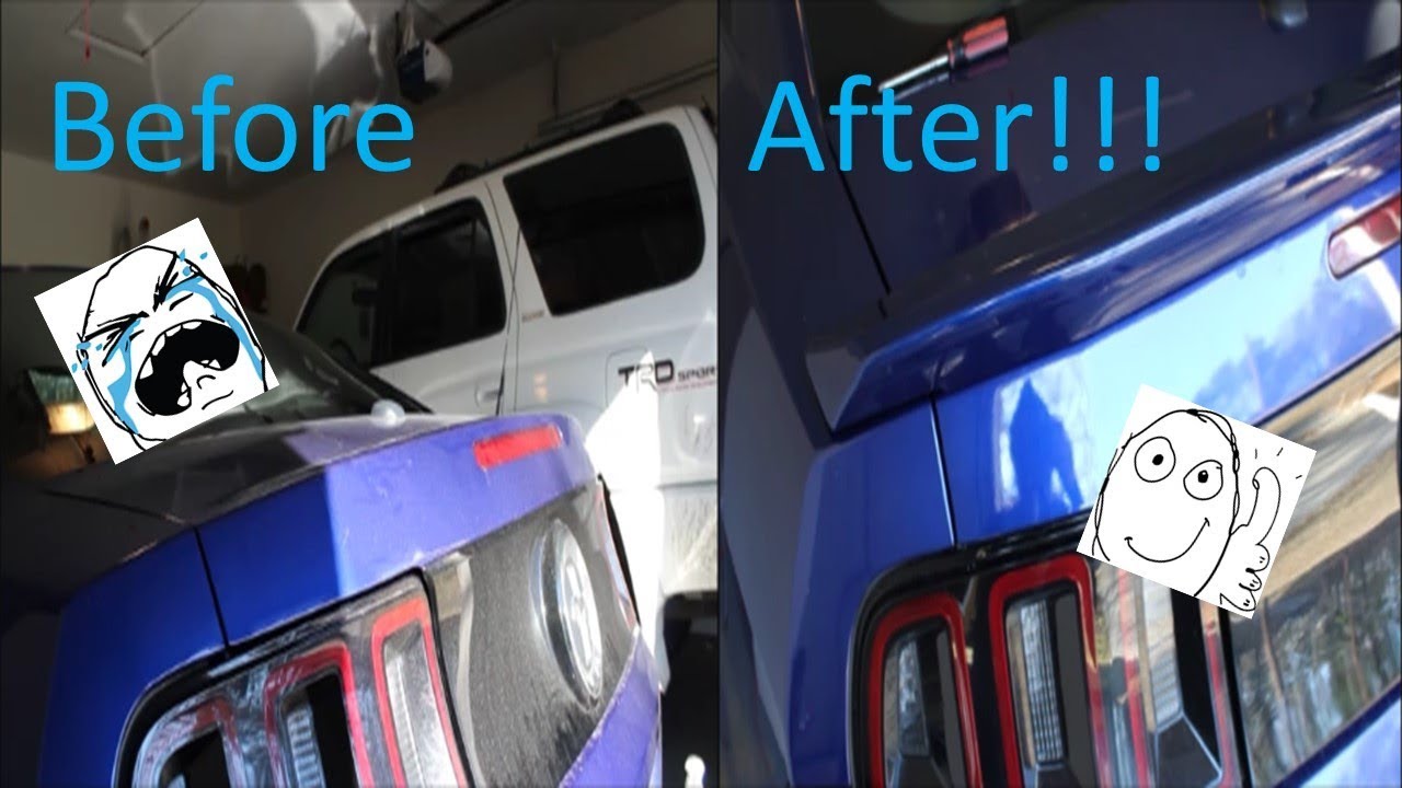 How to Install an OEM Style 2014 Mustang Spoiler