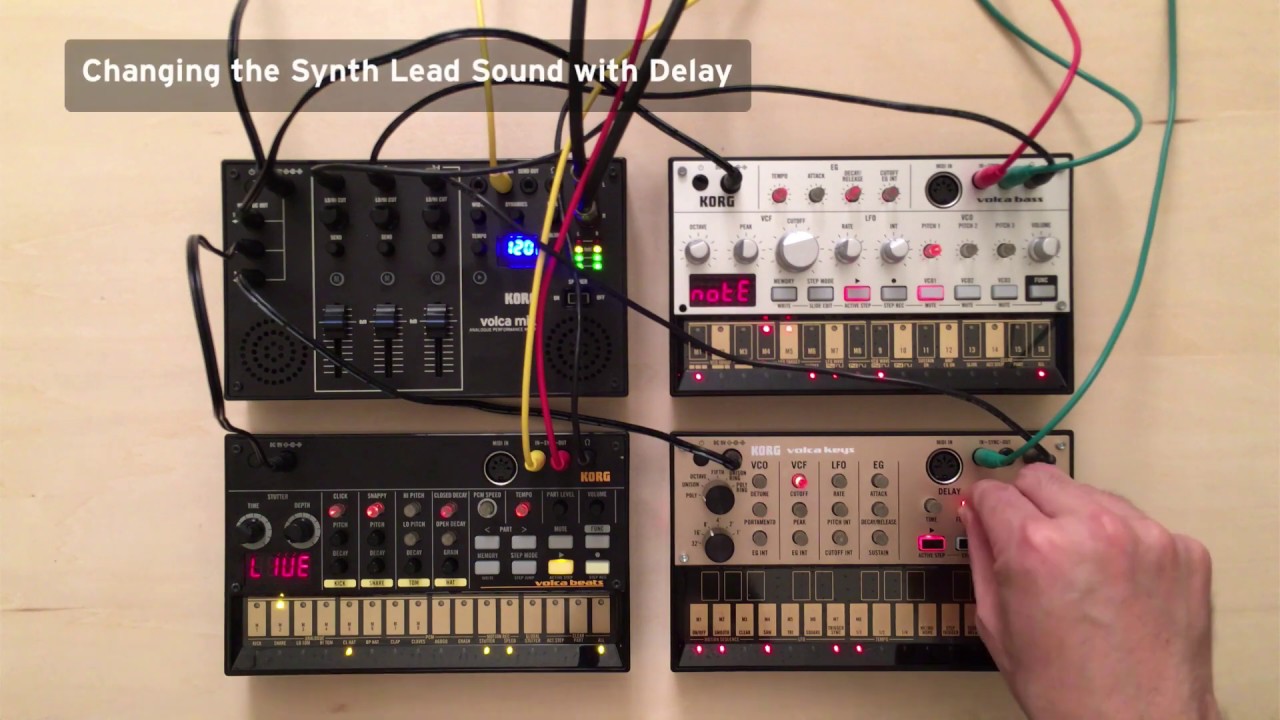 volca Get Started: Combination of volca keys, bass, and beats