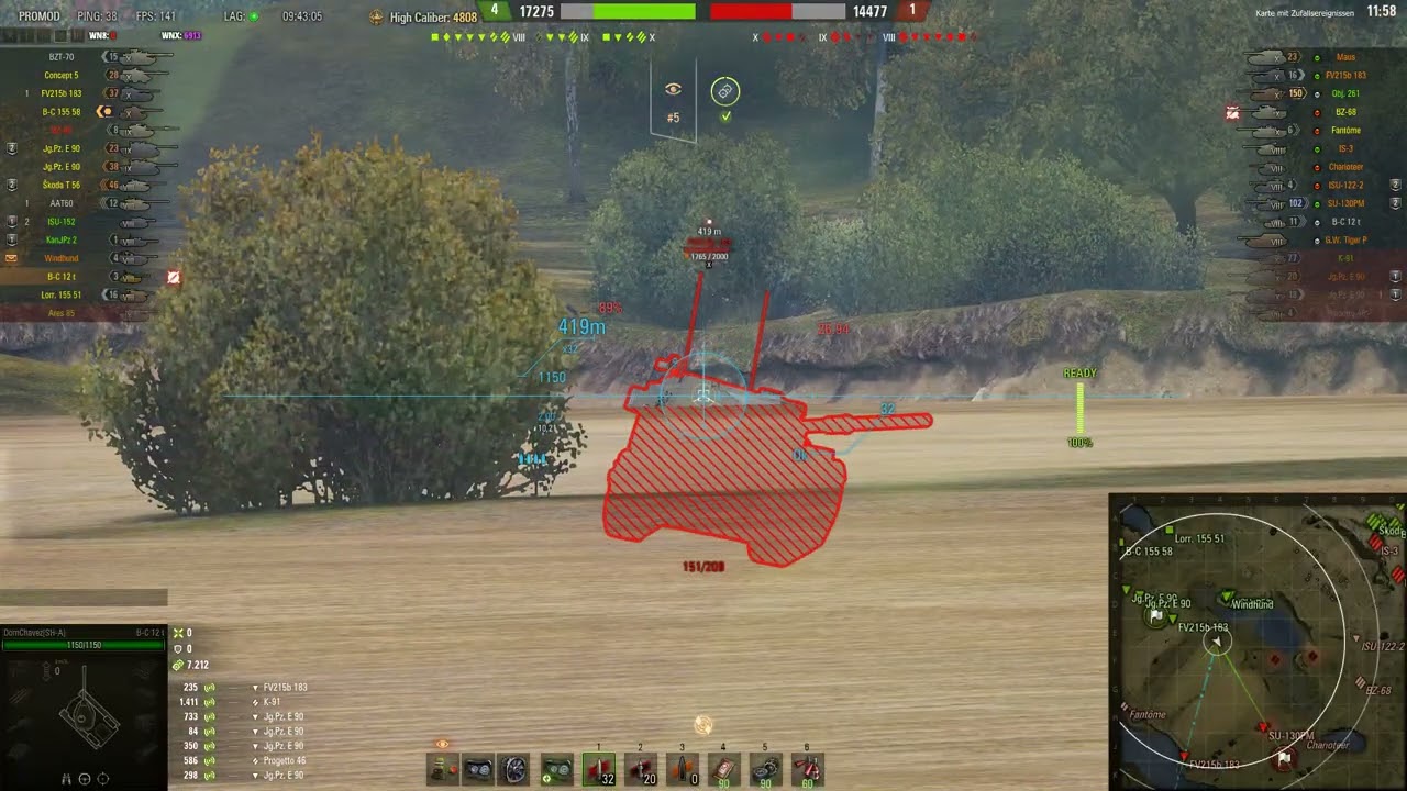 World of Tanks - B C 12t Scouten für die Mission