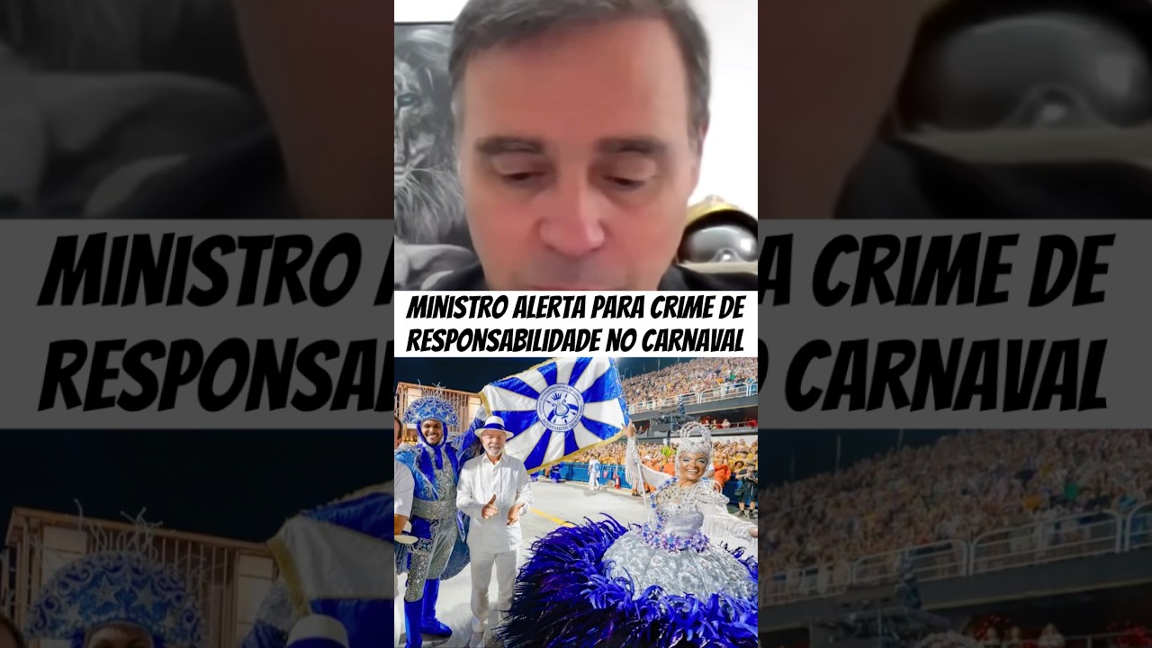 MENDON&Ccedil;A ALERTA PRA CRIME DE RESPONSABILIDADE NA HOMENAGEM A LULA NO CARNAVAL