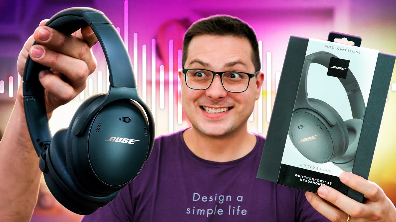 COMPREI o  FAMOSO fone BOSE QC45 que é AMADO nos USA!! mas SERÁ que é TUDO ISSO mesmo?! REVIEW!