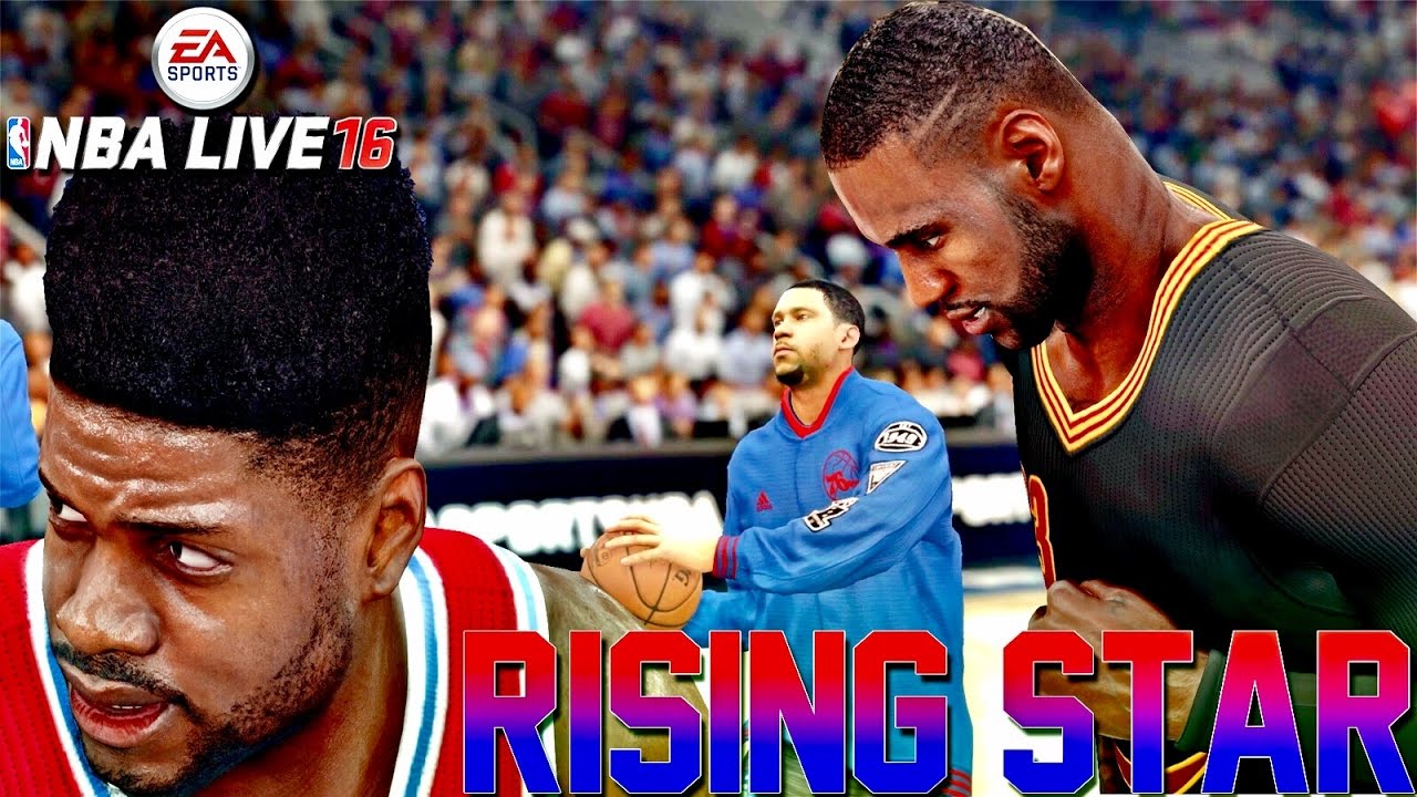 NBA LIVE 16 RISING STAR GAMEPLAY!!! | ⛹🏽 LEBRON JAMES BLOCKING EVERY DAMN THING!!!