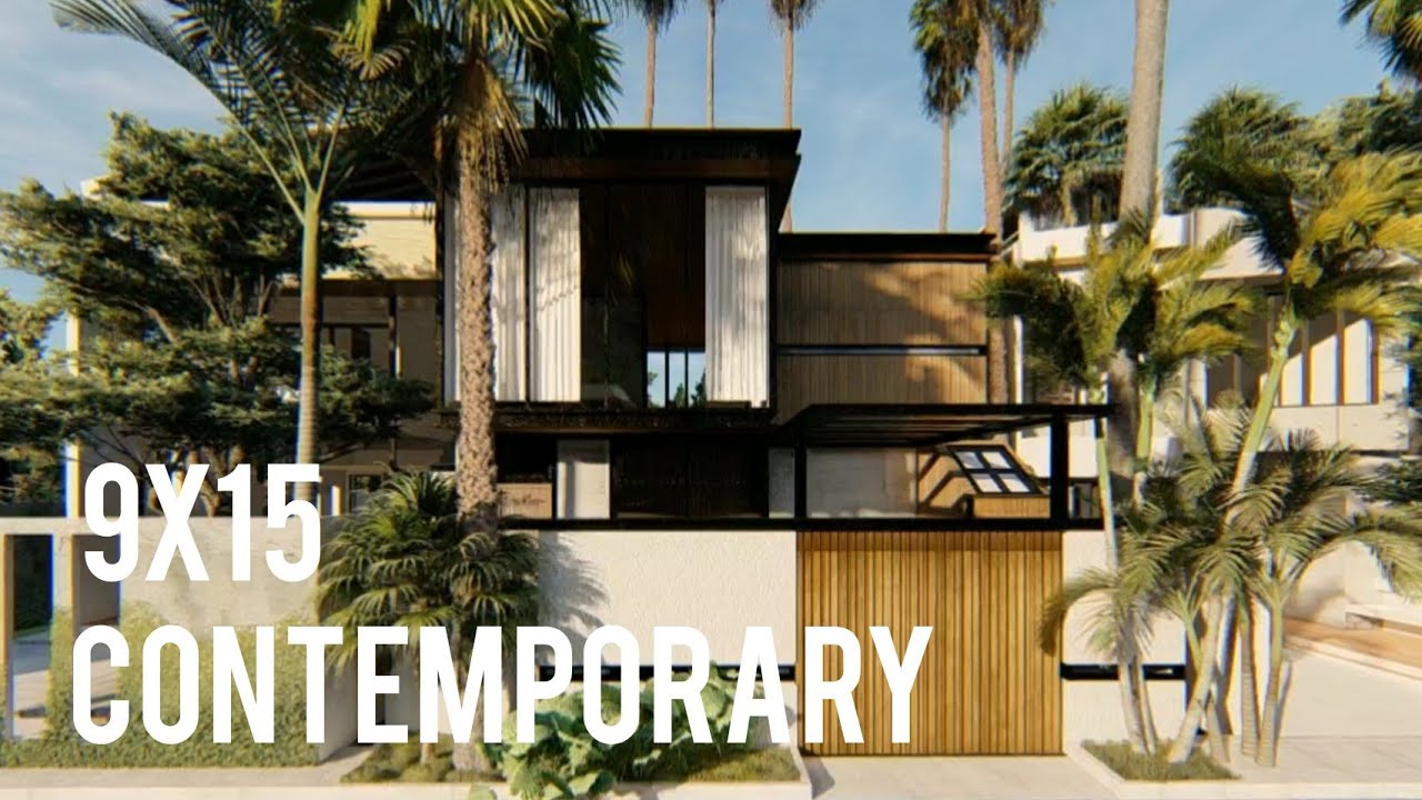 DESIGN RUMAH 9X15 contemporer