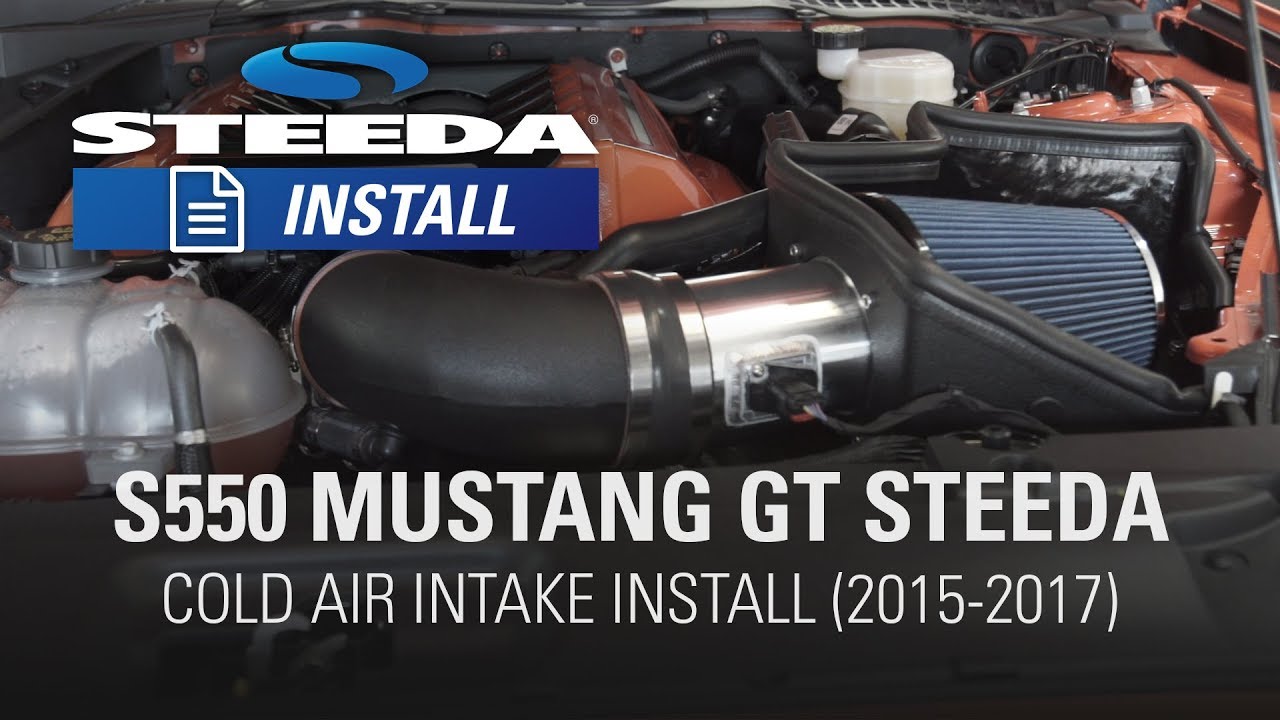 2015-2017 S550 Mustang GT Steeda Cold Air Intake | Install