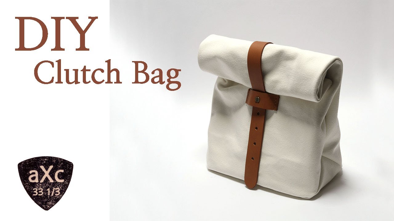 How to make a bag / DIY bag tutorial / clutch01 / pattern available [archixcouture]