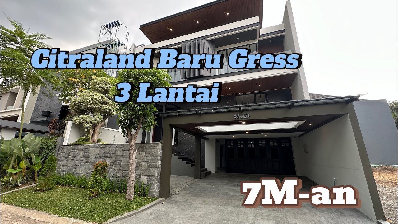 Dekat Universitas Ciputra, Rumah Baru Gress 3 Lantai