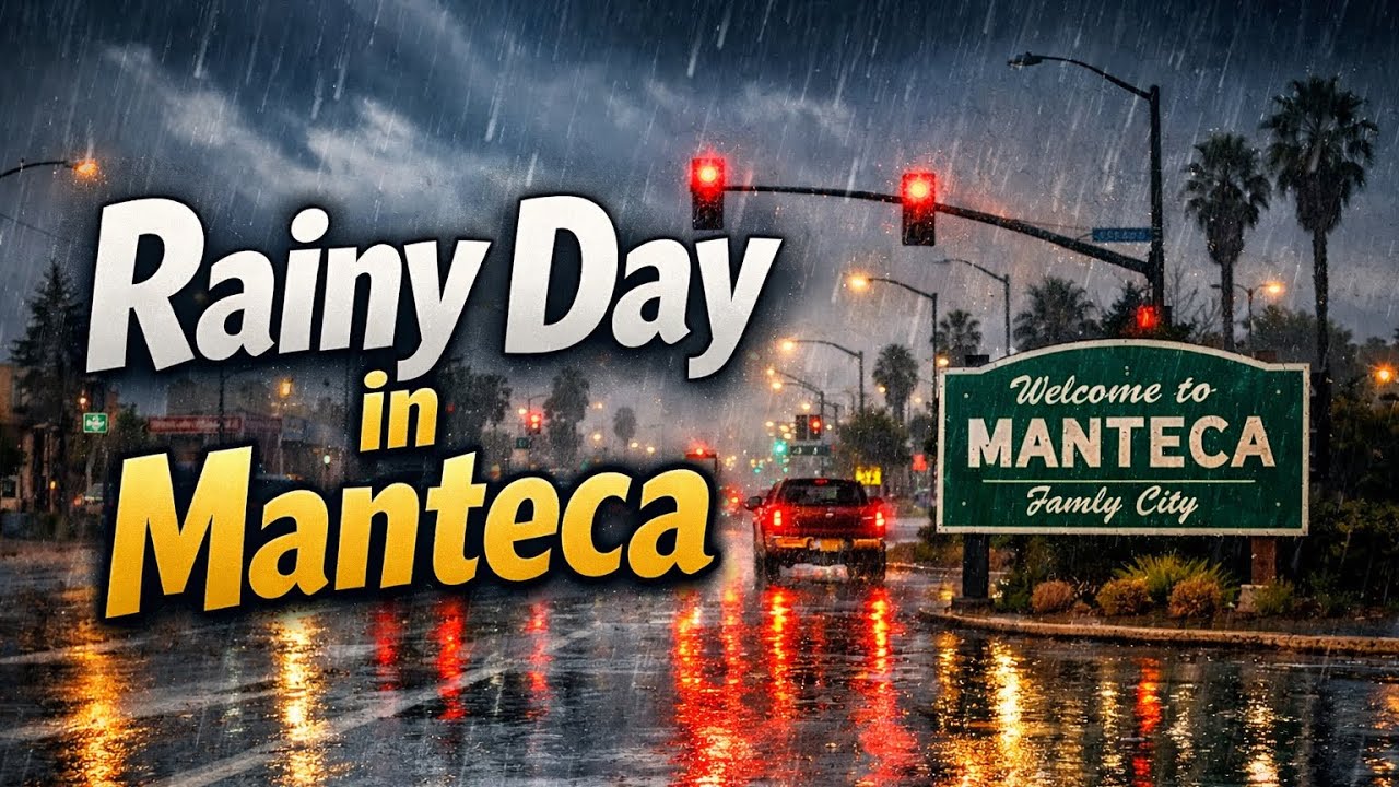Beautiful Rainy Day - Manteca, California 