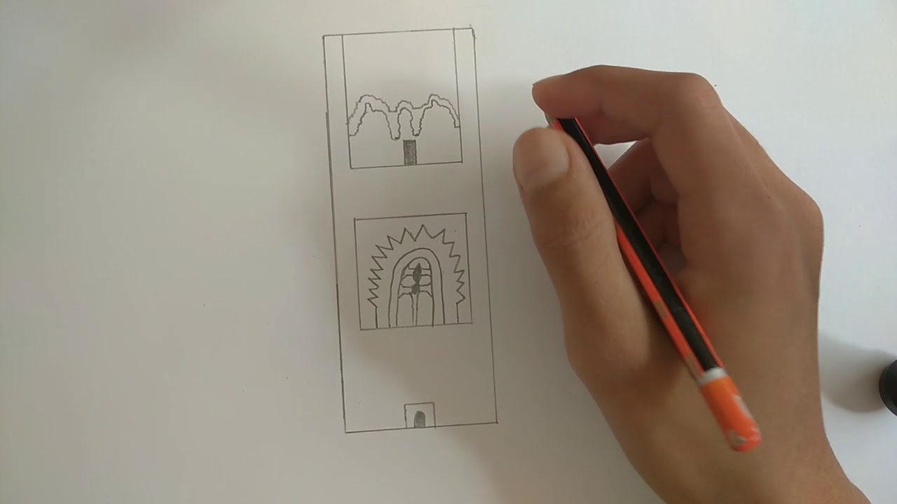 رسم صومعة حسان ( الرباط ) 😍