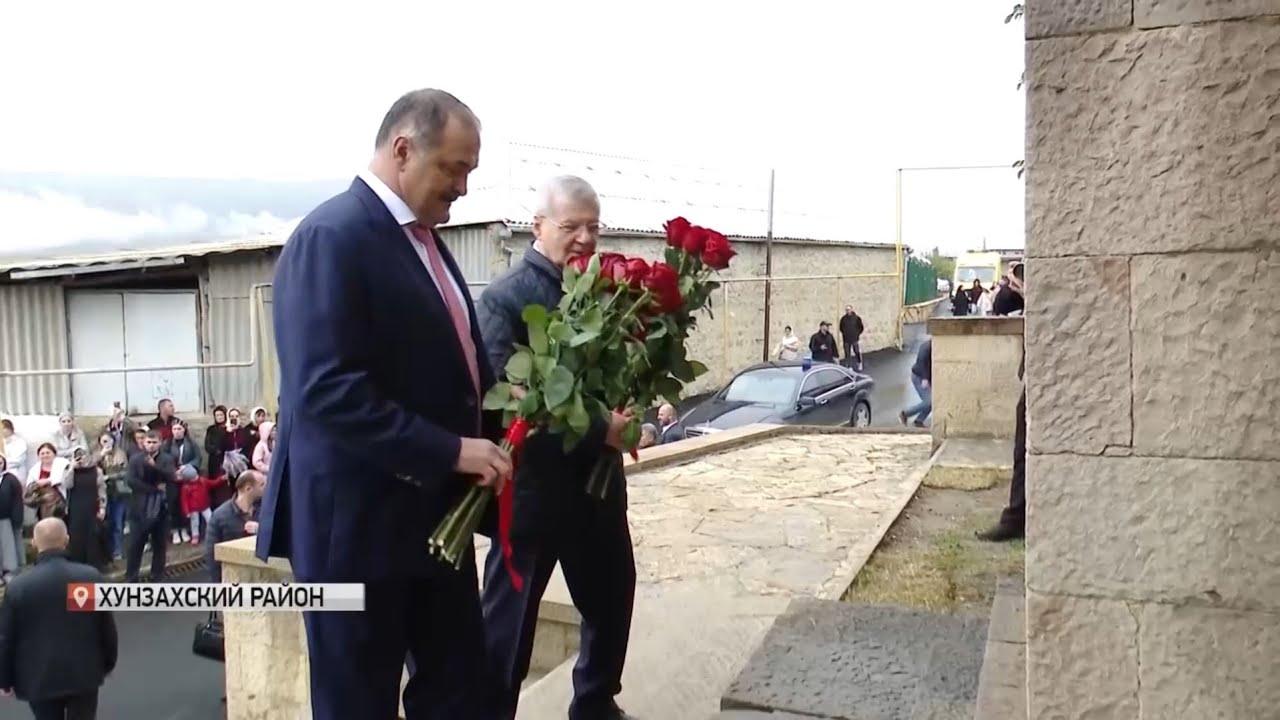 Юрий Чайка и Сергей Меликов приняли участие в мероприятиях в Хунзахском районе