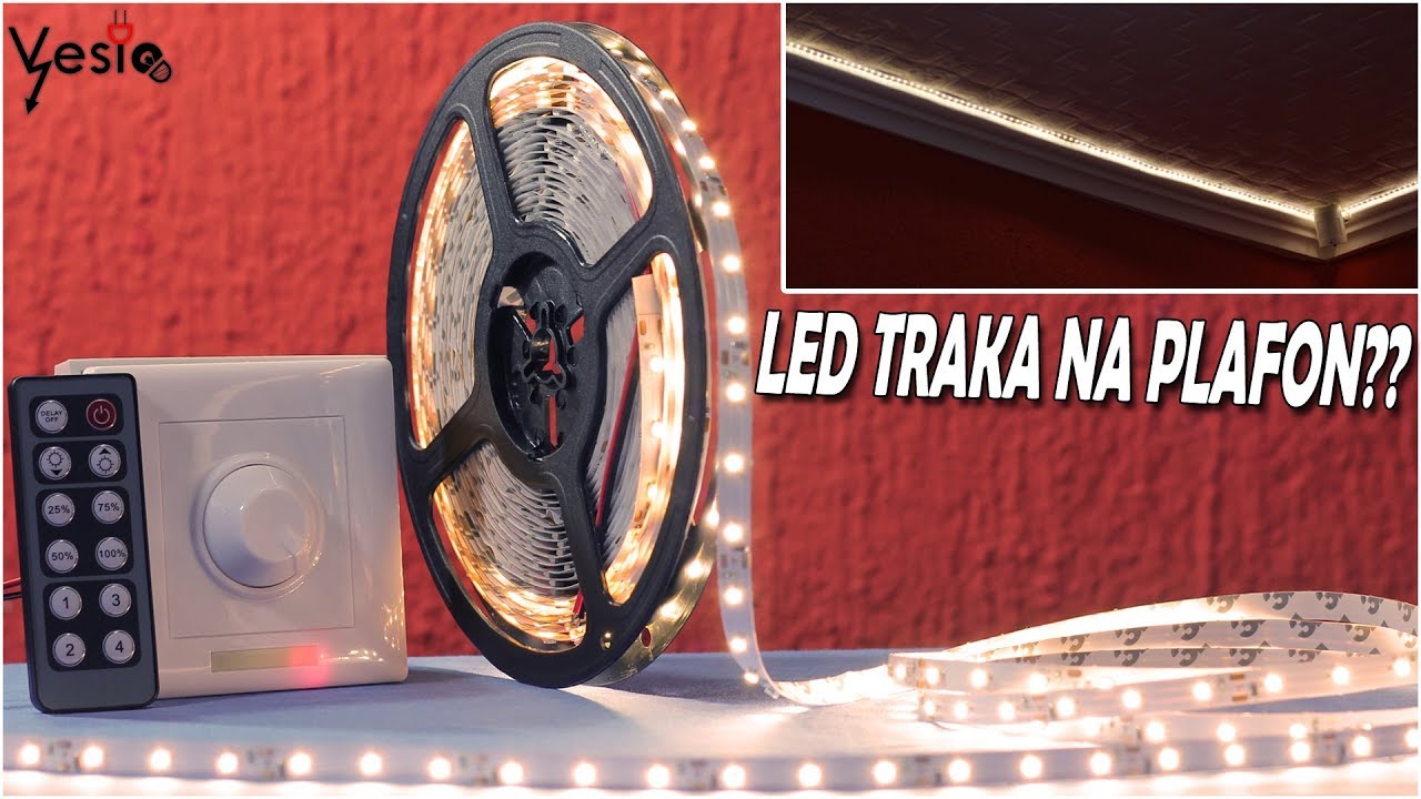 Postavljanje LED trake na plafon