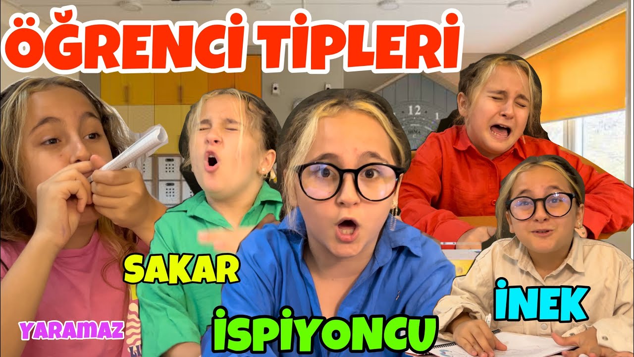 EKİPLE OKULDA ÖĞRENCİ TİPLERİ SUCUKSU 10. BÖLÜM !! ASLI YAREN w/ @Aslyarence