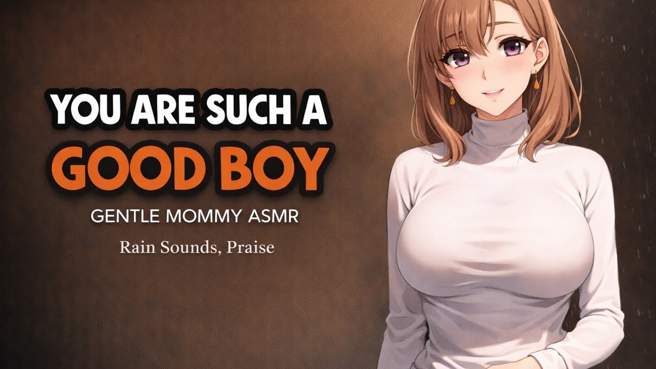 Let Mommy Help You Sleep ~ Gentle Mommy ASMR Rain, Praise