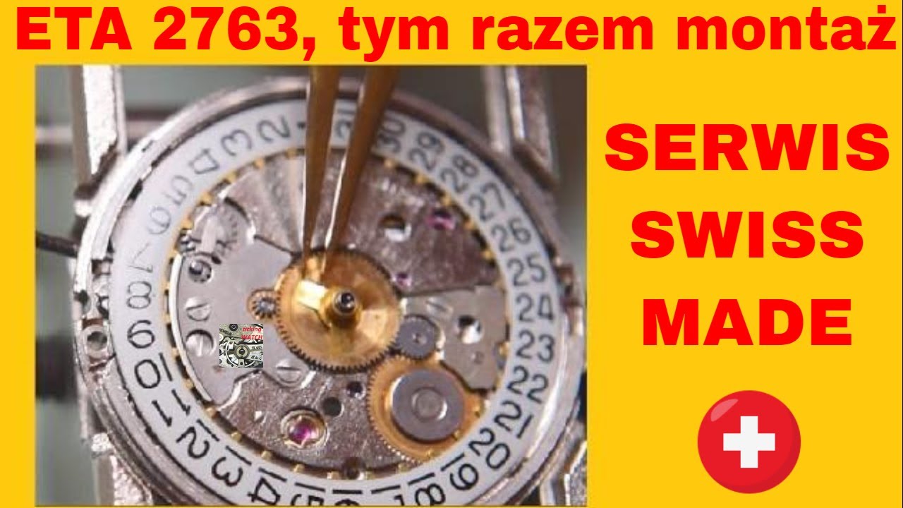 🌞 Jak montować zegarek Swiss Made ETA 2763 | renowacja zegarka z lat 70-tych
