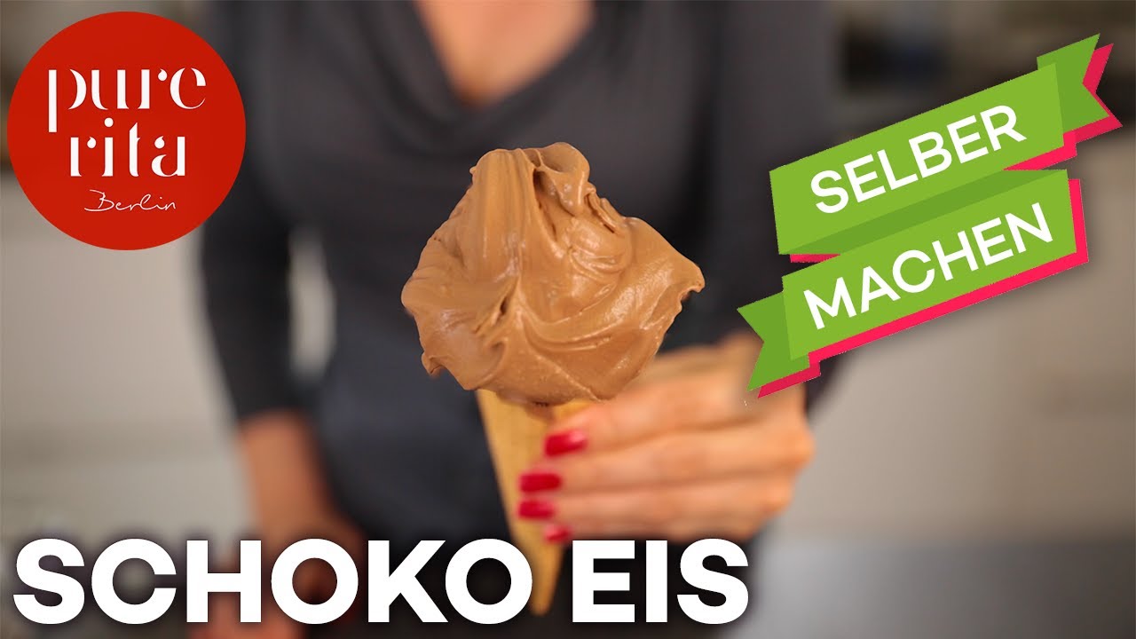 🍦Bestes Schokoladeneis selber machen 🍫 Schokoeis cremig und sehr schokoladig (Rezept)
