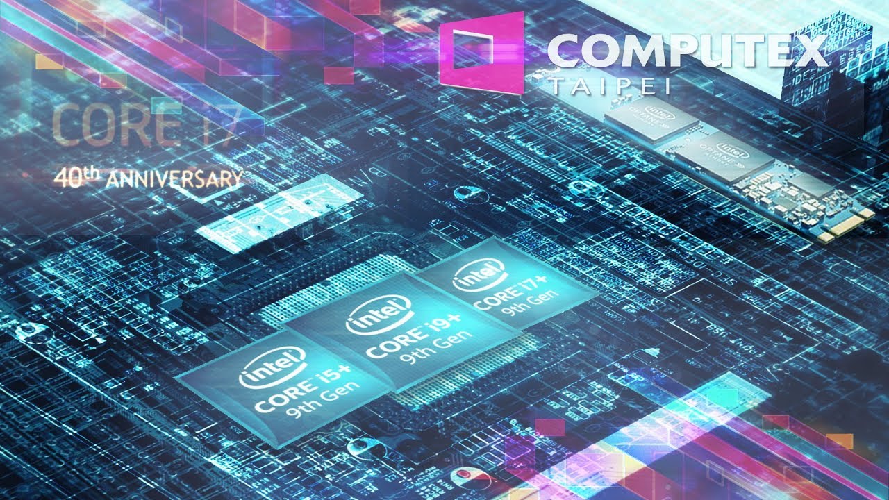 Девятое поколение процессоров intel! Чем охладить 28-ядерник?! 50 лет intel!Computex 2018 №2