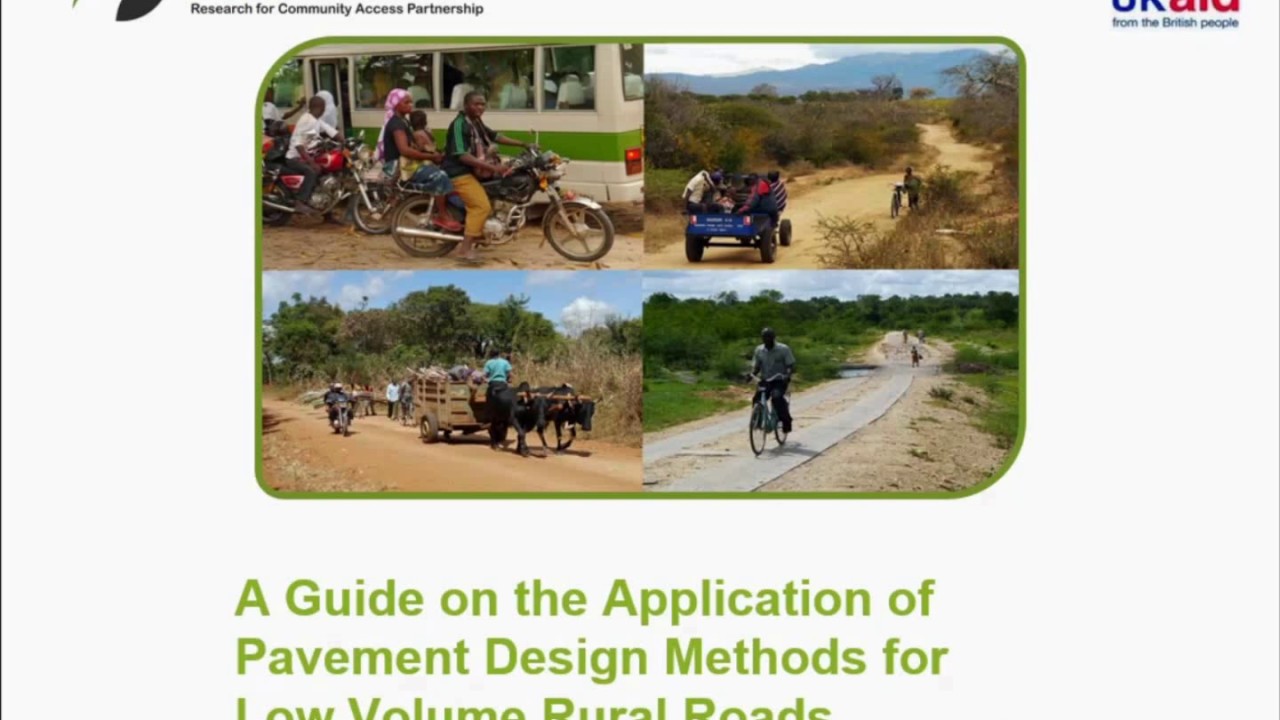 Rural Road Note 01: Module 1 - Introduction to the Rural Road Note
