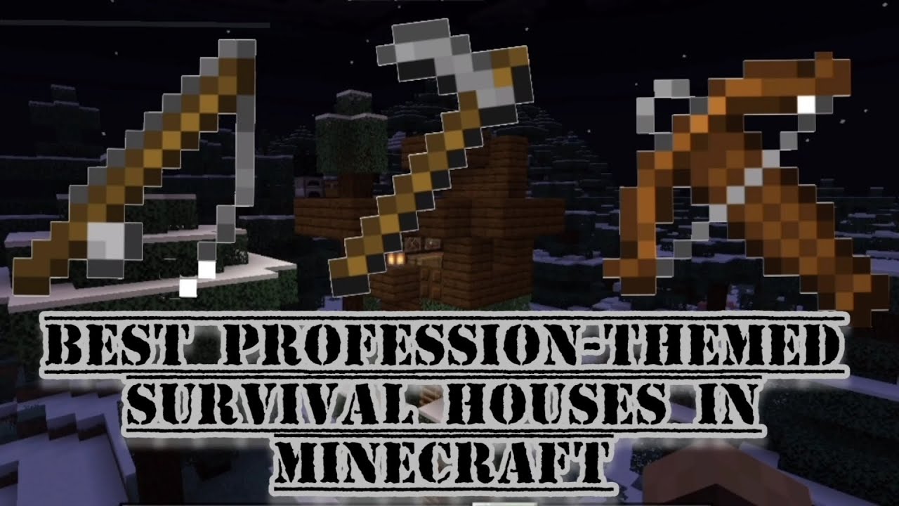 Top Profesion Themed Houses: Frozen Taiga in Minecraft