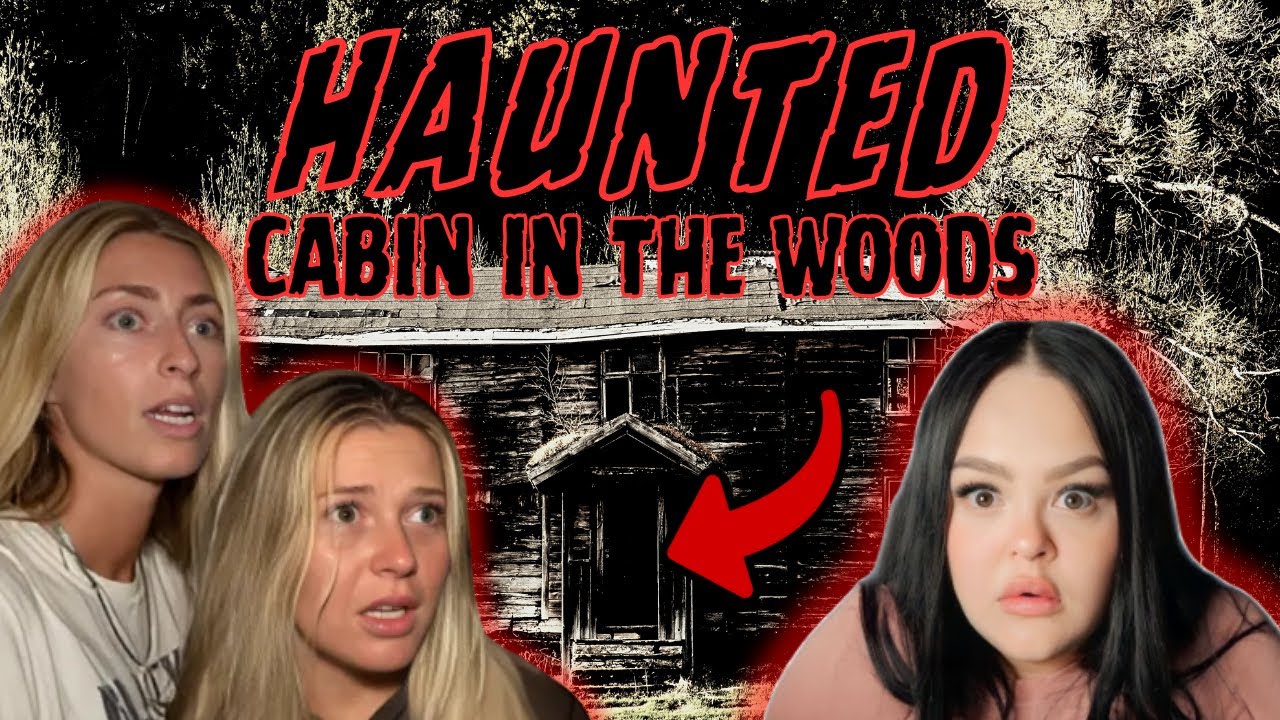 EXPLORING a HAUNTED cabin in the woods with CelinaSpookyBoo