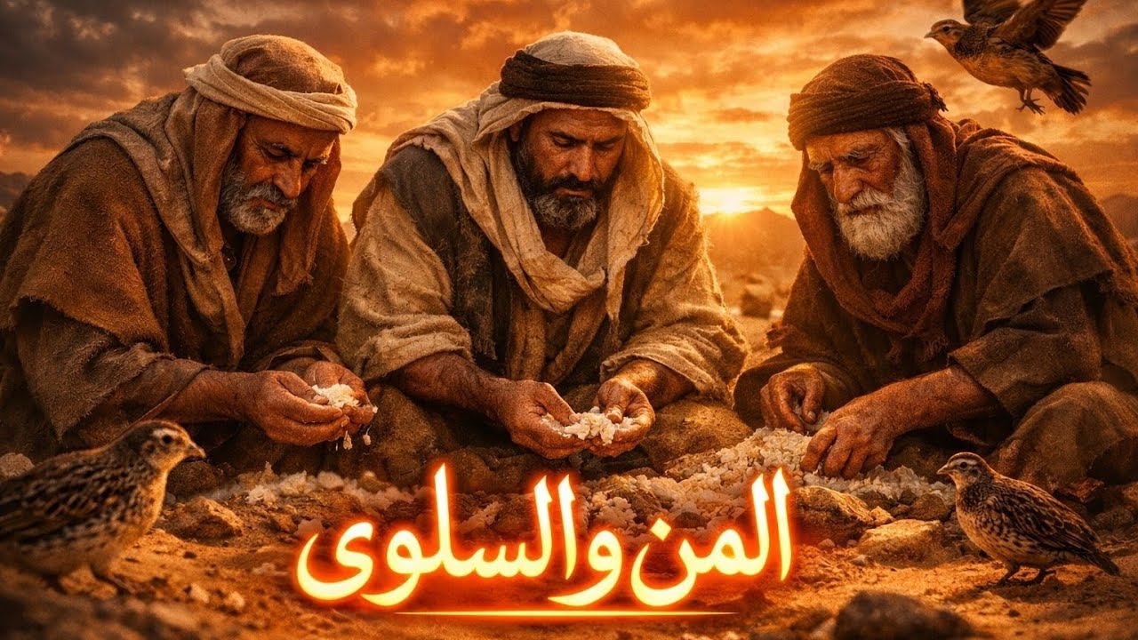 قصة المن والسلوى طعام انزل عليهم من السماء فارفضوه.! قصص من القرأن الكريم 