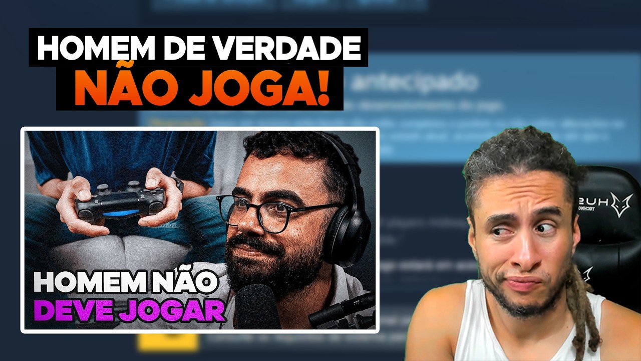 ZEUS REACT: HOMEM NÃO DEVE JOGAR VIDEOGAME?