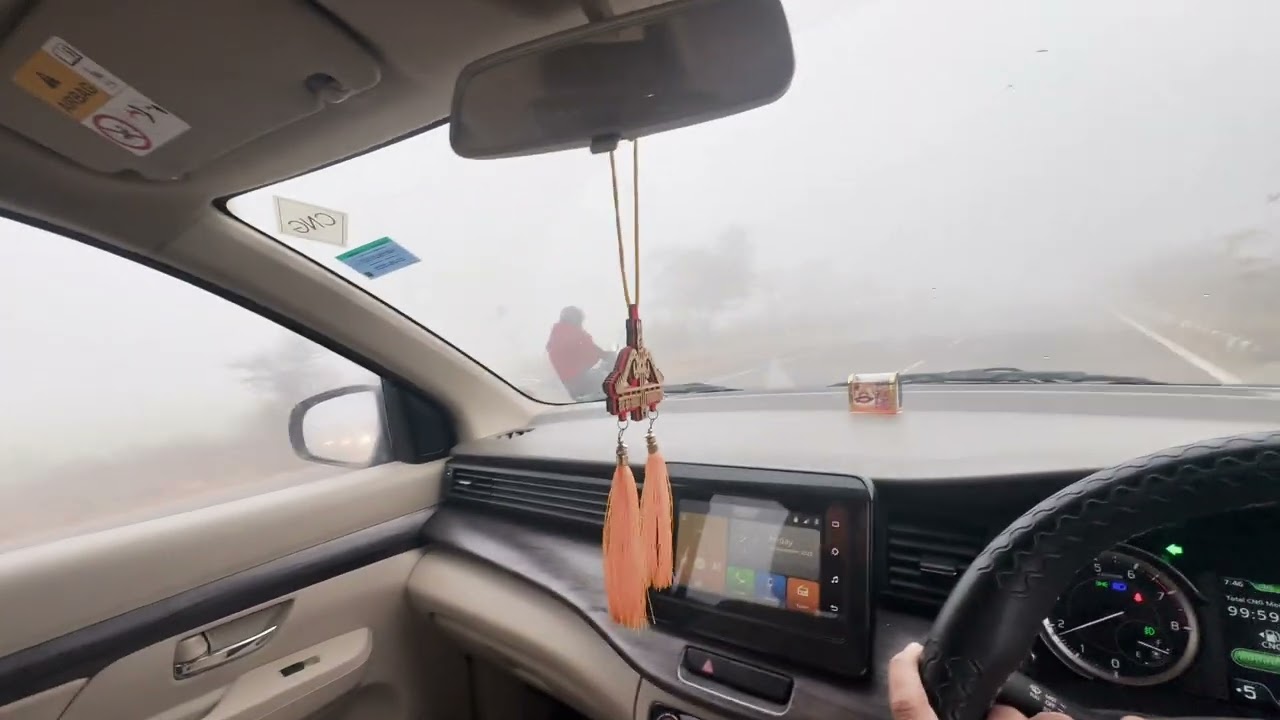 Ertiga Zxi CNG 2025 Review | Ertiga Zxi CNG Drive In Fog | Ertiga Zxi Driving Review | Ertiga Zxi