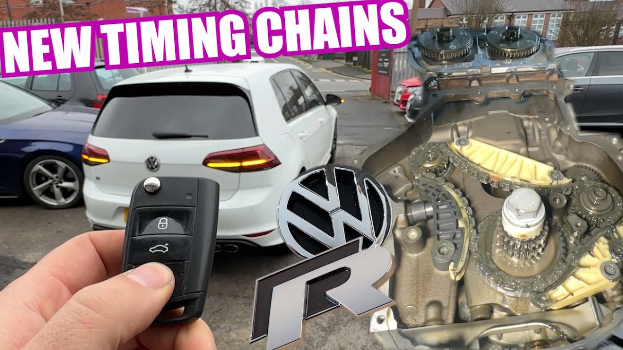 Owner of this VW Golf R supplied all parts for timing chain replacement ,the job took me 3 days ..