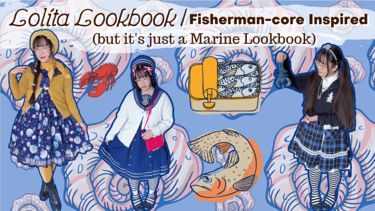 Lolita Lookbook | Fisherman-core Inspired but it's just Marine Coordinates