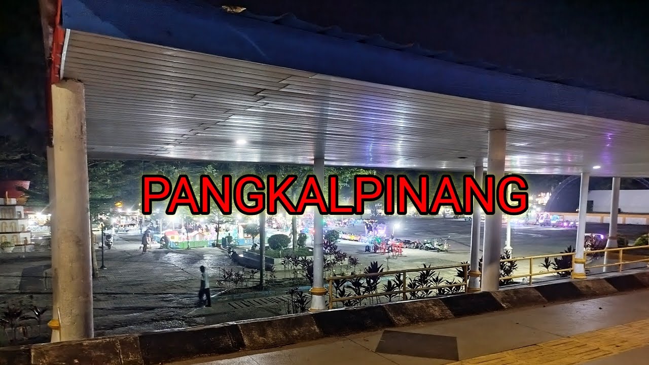 Jalan-jalan di kota kelahiranku Pangkalpinang bareng anak dan istri tercinta