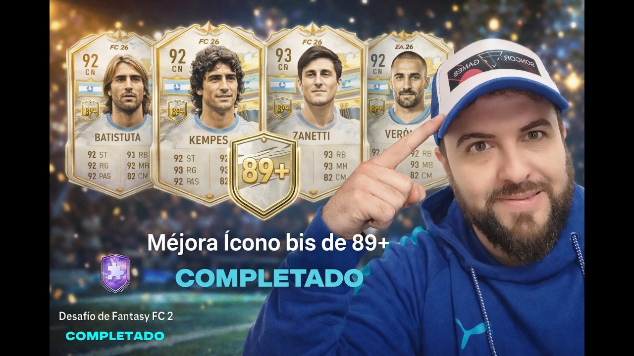EA FC 26 MEJORA ICONO BIS 89+ / DESAFIO DE FANTASY FC 2 / ABRO SOBRE DE NIVEL 27 TEMPORADA 5