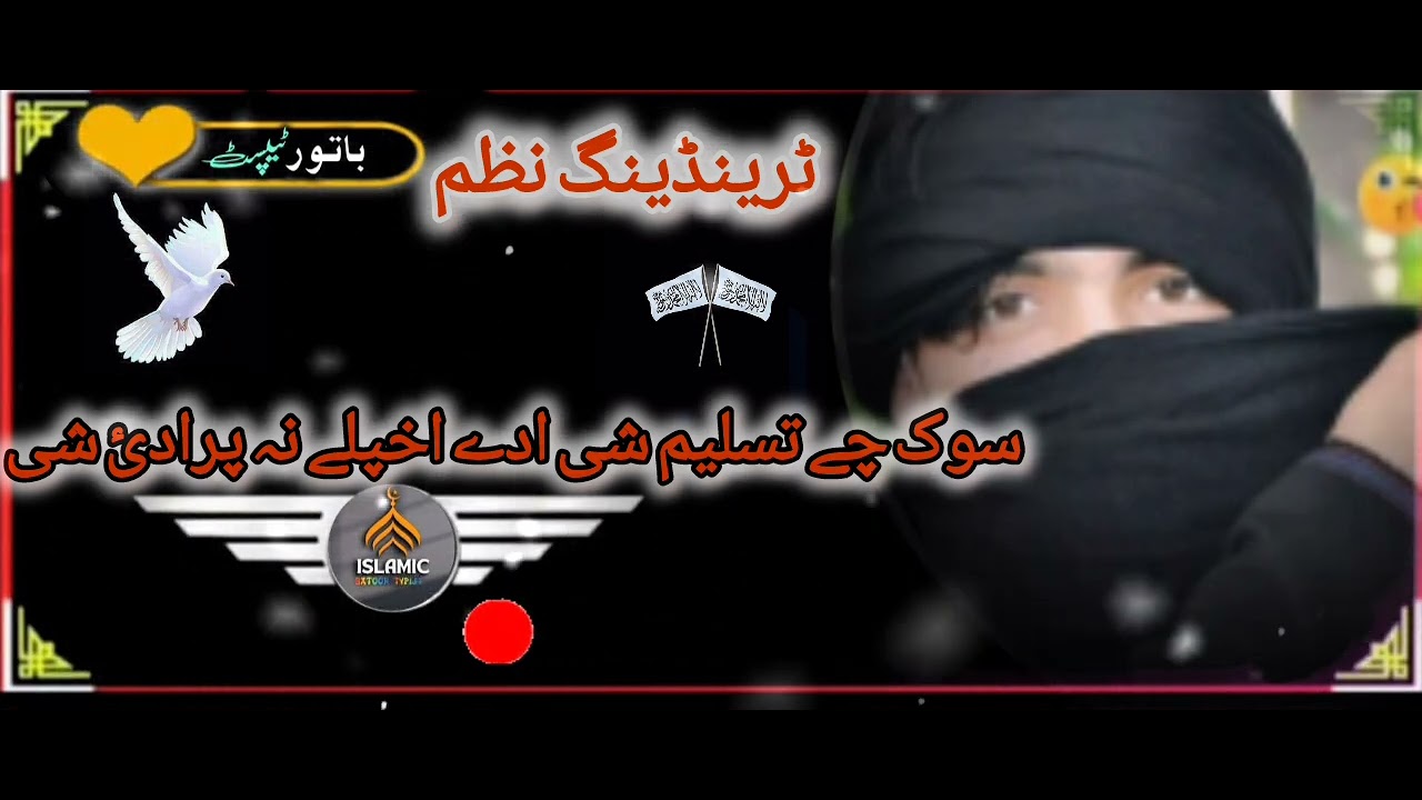 سوک چے تسلیم شی اڈے اخپلے نہ پرادئ شی//ڈیر حوگ نظم//ملگرو چینل سبسکرائب کڑئ درسرہ 💯🥀