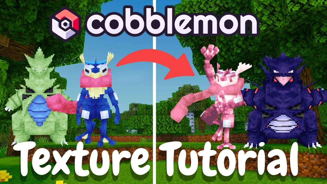 Как создать свои текстуры для Cobblemon (Полный гайд + бесплатный шаблон!)