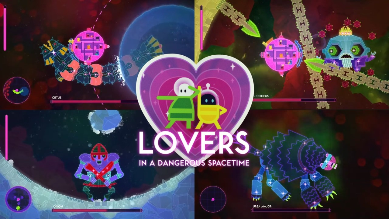 Lovers in a Dangerous Spacetime - All Bosses