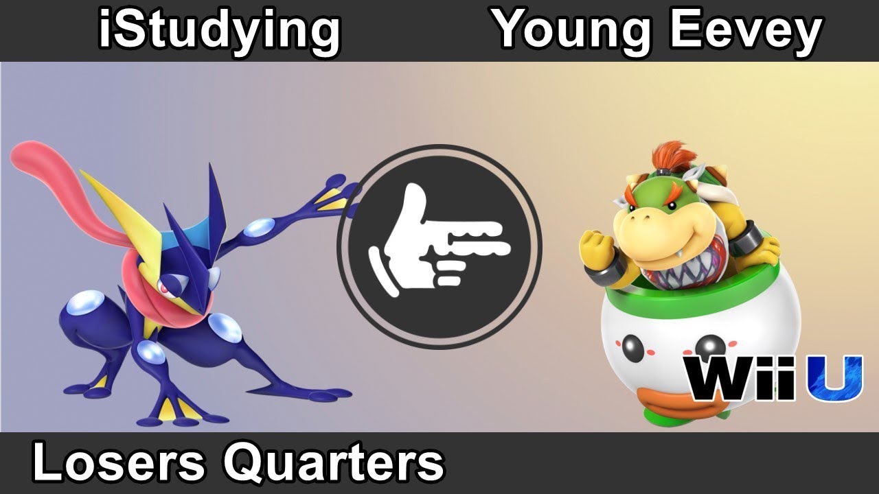 Counterpick 46 | iStudying (Greninja) vs. Young Eevey (Bowser Jr) | Losers Quarters