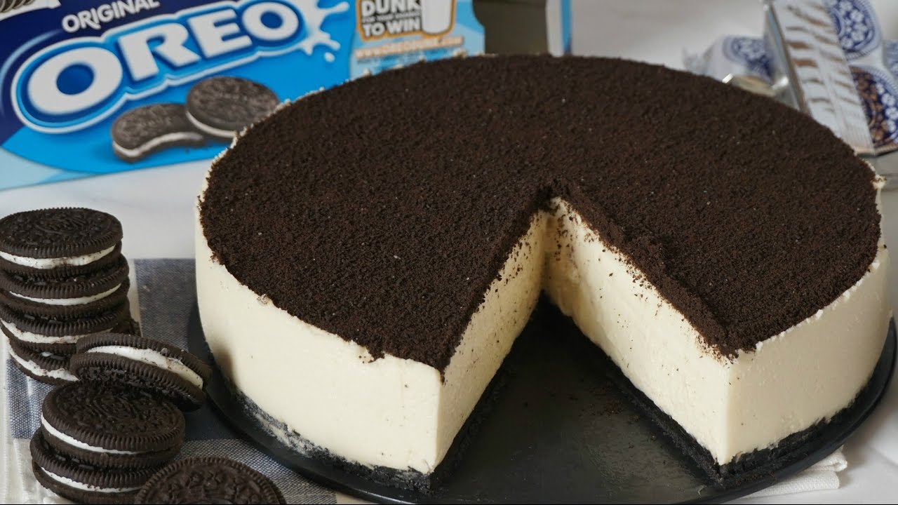 Tarta de queso Oreo SIN HORNO. (Fácil y rápida)