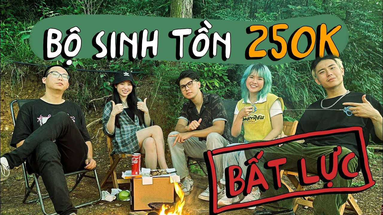 Thử thách 24h sống trong rừng - Khó điên lên được ý!!! Team UT